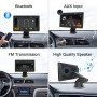Hodozzy Portable Autoradio avec sans Fil Carplay et Android Auto,Portable Écran Tactile HD 7 Pouces Moniteur avec Bluetooth, Mir