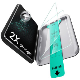 ESR Lot de 2 Protection Ecran pour iPad Pro 13 Pouces M5 2025/M4 2024, Verre Trempé 9H avec plateau UltraFit, Support Apple Penc