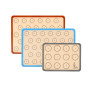 SUPER KITCHEN Tapis de Cuisson,Tapis de Four en Silicone pour Le Biscuit et Macaron -Trois pièces/Ensemble Doublures de plateux 