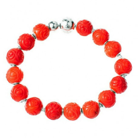 Bracelet Femme Thomas Sabo KT0147-870-10-L16 Rouge Rose Argent 925 99,99 €