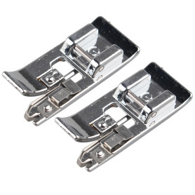 Jopto 2 Pièces Pied-de-biche pour Machine à Coudre Overlock (G) Compatible avec la Plupart des Machines à Tige Basse Singer, Bro