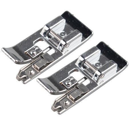 Jopto 2 Pièces Pied-de-biche pour Machine à Coudre Overlock (G) Compatible avec la Plupart des Machines à Tige Basse Singer, Bro
