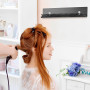 MZSX 2 pcs Support d'extension de cheveux, présentoir de couleurs de cheveux en acrylique, pour tresser les cheveux, organisateu