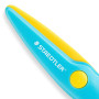 Staedtler - Noris Junior - Blister 1 Paire Ciseaux à Lame 10 cm Bouts Ronds - 965 40 BK Bleu