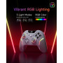 EasySMX Manette PC Sans Fil avec RGB/Hall Joystick Déclencheur, X20 Manette Switch Bluetooth Rechargeable Batterie 1000mAh, Mane