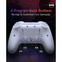 EasySMX Manette PC Sans Fil avec RGB/Hall Joystick Déclencheur, X20 Manette Switch Bluetooth Rechargeable Batterie 1000mAh, Mane
