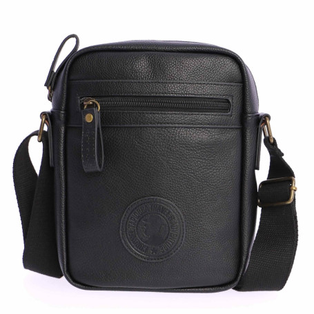 Coronel Tapiocca Bolso de Mano Para Hombre, Sac Bandoulière Noir Homme, Taille Unique