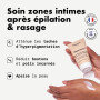 NUBIANCE - Melintim - Soin Intime Anti-Taches Éclaircissant - Apaisant Post-Épilation et Après-Rasage - Réduit Poils Incarnés - 