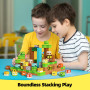GobiDex Construction Magnetique Enfant 100 Pièces, Aventure du Bûcheron, Cubes Magnétiques, Cadeau pour Garçon et Fille, Jeu pou