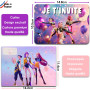 Glowiibo Lot de 12 Cartes Invitation Anniversaire Demon Hunter Danse Kpop avec Enveloppes Assorties - Idéal Enfant Fille - Carto