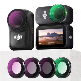 REYGEAK Lot de filtres ND pour DJI Osmo Nano, CPL/ND8/16/32 pour OSMO Nano, cadre en aluminium, verre optique HD multi-couches (