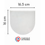 2 Pochettes Adhésives + 2 Disques Réversibles A Jeune Conducteur - Conduite Accompagnée | Fabriqué en France | Etui Adhésif Tran