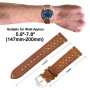 ANNEFIT Bracelets de Montre en Cuir Rétro à Dégagement Rapide, Bracelet de Remplacement 18mm 19mm 20mm 22mm
