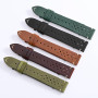 ANNEFIT Bracelets de Montre en Cuir Rétro à Dégagement Rapide, Bracelet de Remplacement 18mm 19mm 20mm 22mm