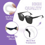 Quelcc 16 Paires Retenues de Lunettes en Silicone, Anti Glisse Lunettes, Lunettes Porte-Lunettes Anti-Dérapant, Crochets d'oreil