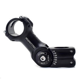 ENGWE MTB Potence réglable pour VTT 25,4 mm 31,8 mm, ± 60 degrés en Alliage d'aluminium, Potence de Guidon Courte pour VTT, vélo