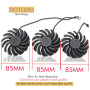 Dotodo Ventilateur de refroidissement pour carte graphique MSI GeForce RTX 3070 3080 3090 VENTUS 3X Gaming 85 mm PLD09210B12HH 1
