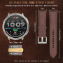 SenMore 20mm Cuir Bracelet Compatibles avec Amazfit Active 2/Active/Garmin Vivoactive 5/Amazfit GTS/2/3/4/2e/2 mini/4 mini, Régl
