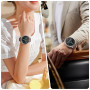 SenMore 20mm Cuir Bracelet Compatibles avec Amazfit Active 2/Active/Garmin Vivoactive 5/Amazfit GTS/2/3/4/2e/2 mini/4 mini, Régl