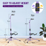 CAHAYA Support de Guitare Pliable au Sol: Trépied Universel Réglable avec Support de Cou pour Guitare Électrique, Acoustique, Ba