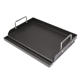 GFTIME Plaque de cuisson universelle 43 x 33 cm - Plancha pour barbecues à gaz et au charbon - Barbecue électrique - Revêtement 