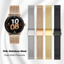 WOCCI Elite Bracelet de Montre en Metal pour Femme et Homme, Maille Tissée, Acier Inoxydable 316L, Dégagement Rapide, Fermoir Pl