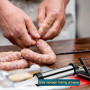 Poussoir à Saucisses Manuel, Smavles Machine à Saucisses, Remplissage de Saucisses,Pratique Machine à saucisses et 4 Remplissage