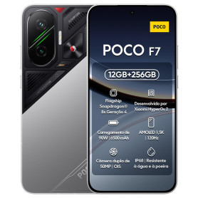 POCO F7 Silver 12GB RAM 256GB ROM (Chargeur Non Inclus)