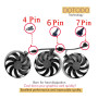Dotodo CF9010U12D Ventilateur de carte graphique 88 mm 12 V/0,45 A – Dual Ball Bearing – Ventilateur de rechange pour Asus GeFor