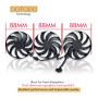Dotodo CF9010U12D Ventilateur de carte graphique 88 mm 12 V/0,45 A – Dual Ball Bearing – Ventilateur de rechange pour Asus GeFor