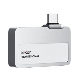 Lexar Professional Go Portable SSD 1To, Ultra-Compact, supporte Apple ProRes, jusqu'à 1050MB/s en Lecture et 1000MB/s en écritur