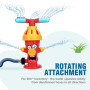 BBWELL Jeux d Eau Exterieur pour Enfants,Arroseur d'eau Hydrant,Arroseur Enfant Jardin,Rotatif Jouet D'arrosage d'eau,Amusant po
