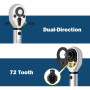 VANPO Clé Dynamométrique 1/4" & 3/8" & 1/2", 3 Pièces Kit D'entretien pour Vélo Moto y Auto, Clé Dynamométrique 5-25Nm, 5-60Nm, 
