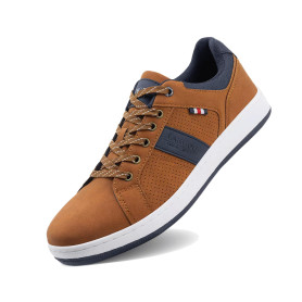 LANGDU Baskets Homme Chaussure Sneakers Marche Ville Casual Fitness Courtes Tennis Outdoor Business Chaussures Taille 41-46 EU