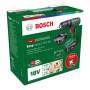 Bosch Home And Garden 06039D8109 Perceuse-visseuse Ã€ Percussion Sans Fil 18 V-40 (2x Batterie 2,0 Ah, Système 18 V, De Forets 3