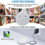 Yadayuki Caméra Espion WiFi 5G Ghz, Mini Camera Cachée Détecteur de Fumée，HD 1080P Mini Caméra Espion,Enregistreur Surveillance 