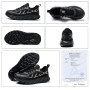 ISOOUS Chaussures de Sécurité Homme Baskets de Sécurité Femme Légère Chaussures de Travail Embout Acier Protection Antidérapant