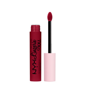 NYX Professional Makeup Rouge à Lèvres Liquide Mat Lip Lingerie XXL, Longue Tenue, Formule Vegan, Sans transfert, Teinte : Sizzl