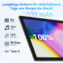 10 Pouces Tablette Android 13 Tablettes 6 Go RAM + 64 Go ROM Quad-Core 5000 mAh 1280 x 800 Écran Tactile HD 5MP + 8MP Caméra HD 