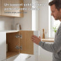 Wixovo 4 CharnièRes Pour Armoires De Cuisine, Charniere Porte Cuisine, Avec Fermeture Silencieuse, Pour Armoires De Cuisine Et P