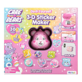 Paladone WeCool Care Bears Fabricant de Stickers 3D DIY pour Enfants, Kit d'Art Officiellement Licencié pour Filles et Garçons F