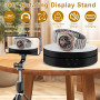 Ygvqn Photographie électrique présentoir Rotatif, Affichage de Carrousel électrique, 23 cm 10 kg de Charge, 360 degrés Table tou