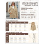 Nadeer Manteau Femme Hiver Polaire Chaud Veste Parka Manteau à Capuche Manches Longues Blouson Zippé Outercoat avec Poches