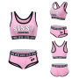 LittleForBig Sissy Sorority Ensemble soutien-gorge et caraco en coton unisexe