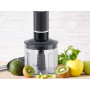 BEPER P102FRU151 Mixeur plongeant 4 en 1, mixeur multifonction avec hachoir de 500 ml, fouets, verre de 700 ml, 4 lames en acier