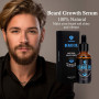 Kit Soin Barbe Homme Avec Huile à Barbe, Sérum de Croissance, Lavage, Baume, Brosse, Peigne, Ciseaux à Barbe