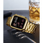 BINLUN Bracelet Compatible avec Apple Watch 46mm 45mm 44mm 42mm 41mm 40mm 38mm 49mm Bracelets Acier Inoxydable Métal avec Boîtie