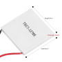 DollaTek 2Pcs TEC1-12705 40x40MM Plaque de Réfrigération Peltier pour Refroidisseur Thermoélectrique