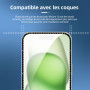 NEW'C Lot de 4, 2 x Verre Trempé pour iPhone 15 (6.1") et 2 x Protection Caméra Arrière - Anti Rayures - sans Bulles d'air -Ultr