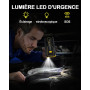 Démarreur de Batterie Voiture 4000A Démarreur d'urgence pour Voiture/Moto (Moteurs Jusqu'à 7.5L Essence/5.0L Diesel) 12V Booster